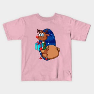 Rudolph brings Gifts Kids T-Shirt